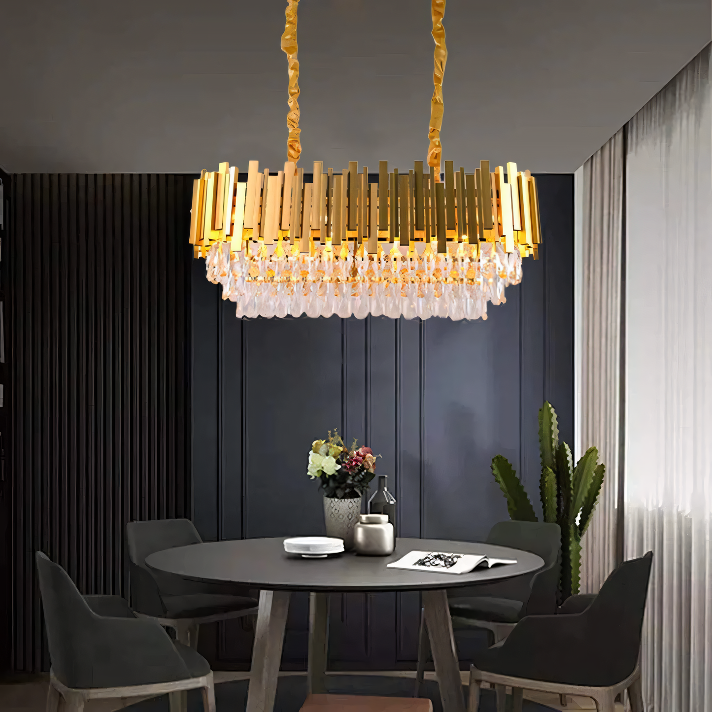 Timeless LED hanging light fixture