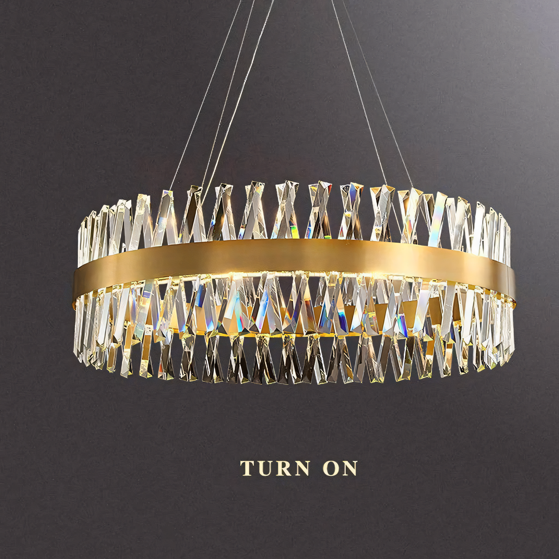 Mesmerizing Pravuum ZigZag LED chandelier, a true design delight