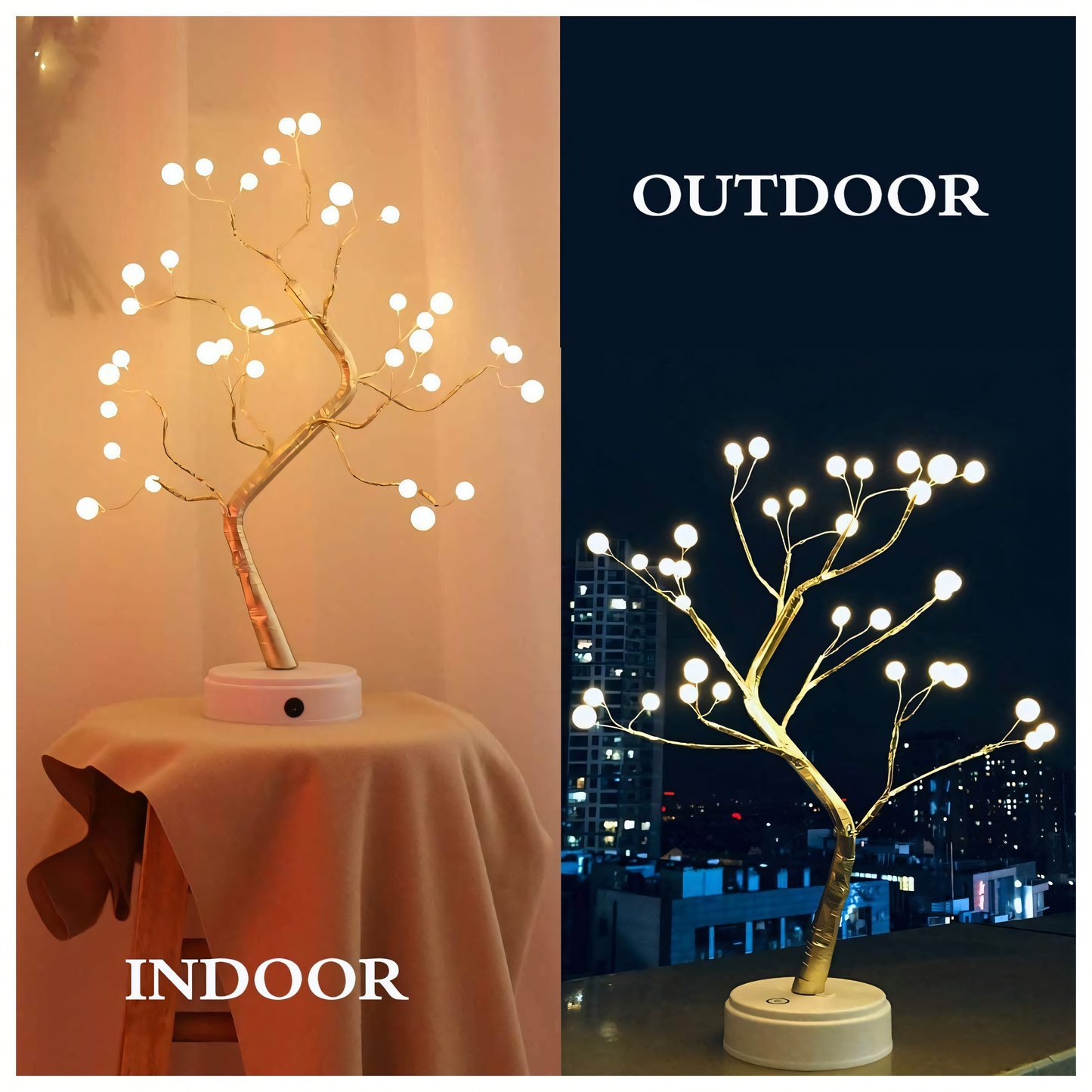 Decorative LED Auric Bonsai Tree Table Lamp