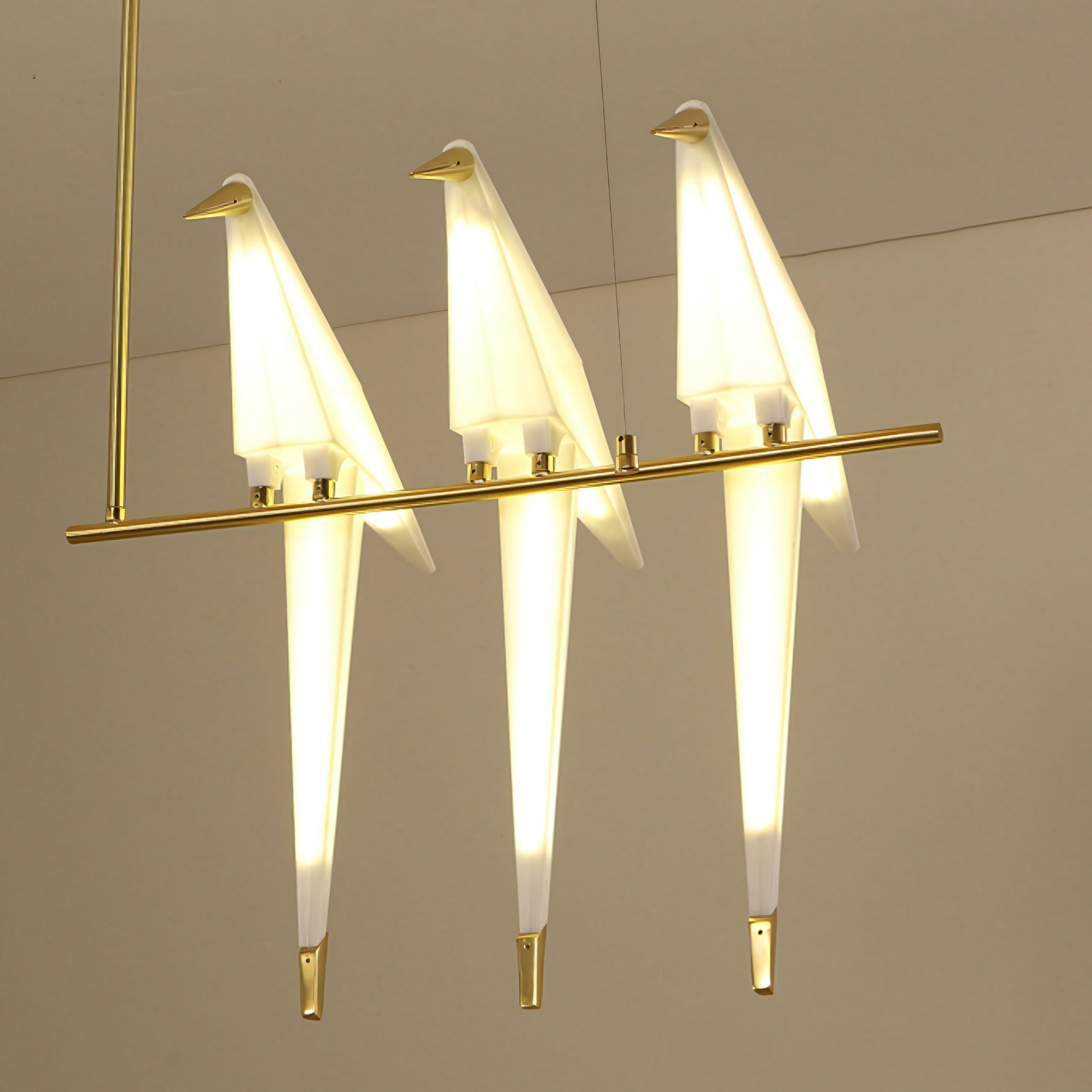 Tri-Canary Hanging Light: A masterpiece of light and form