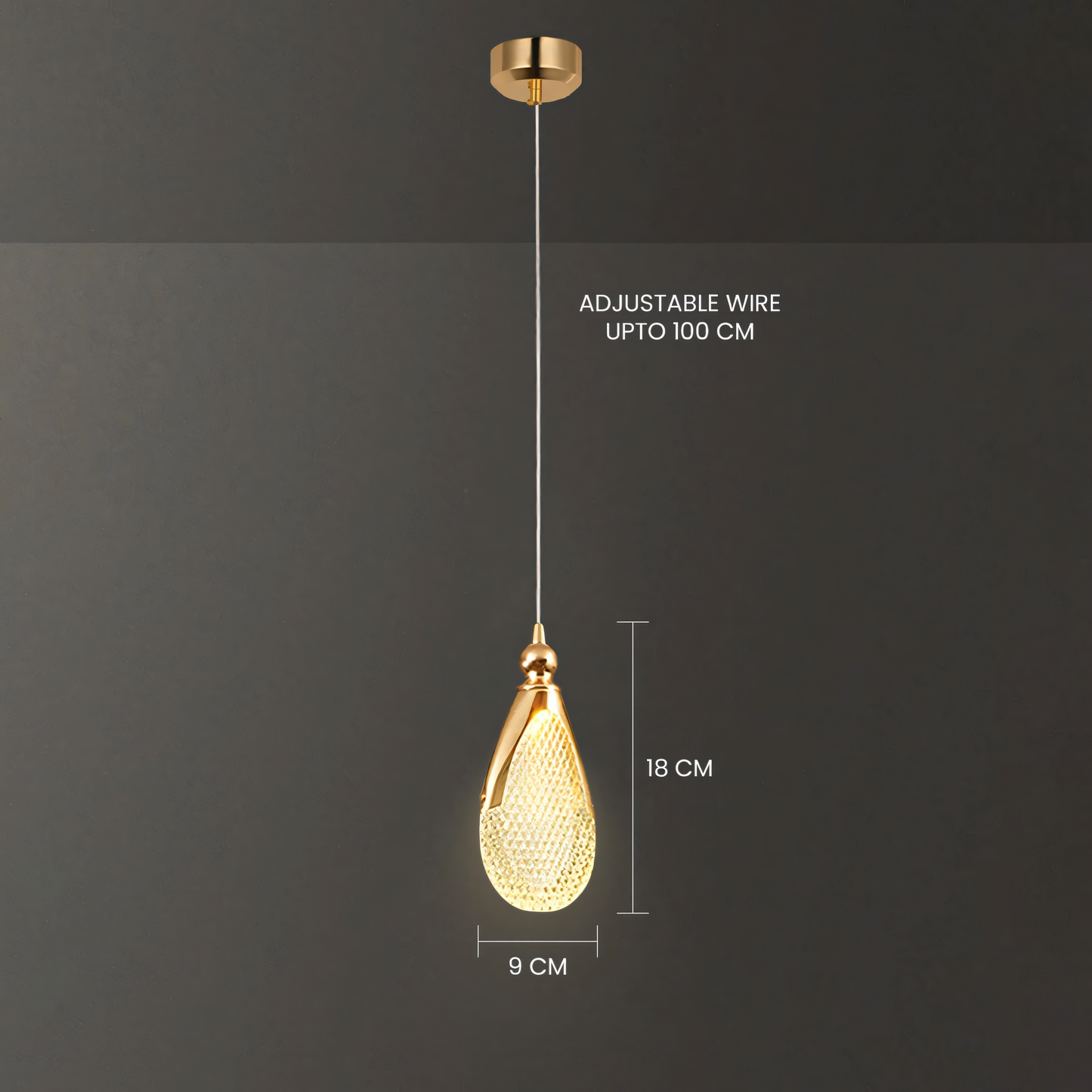 Compact Chandelier Design: Versatile for a range of interior styles.