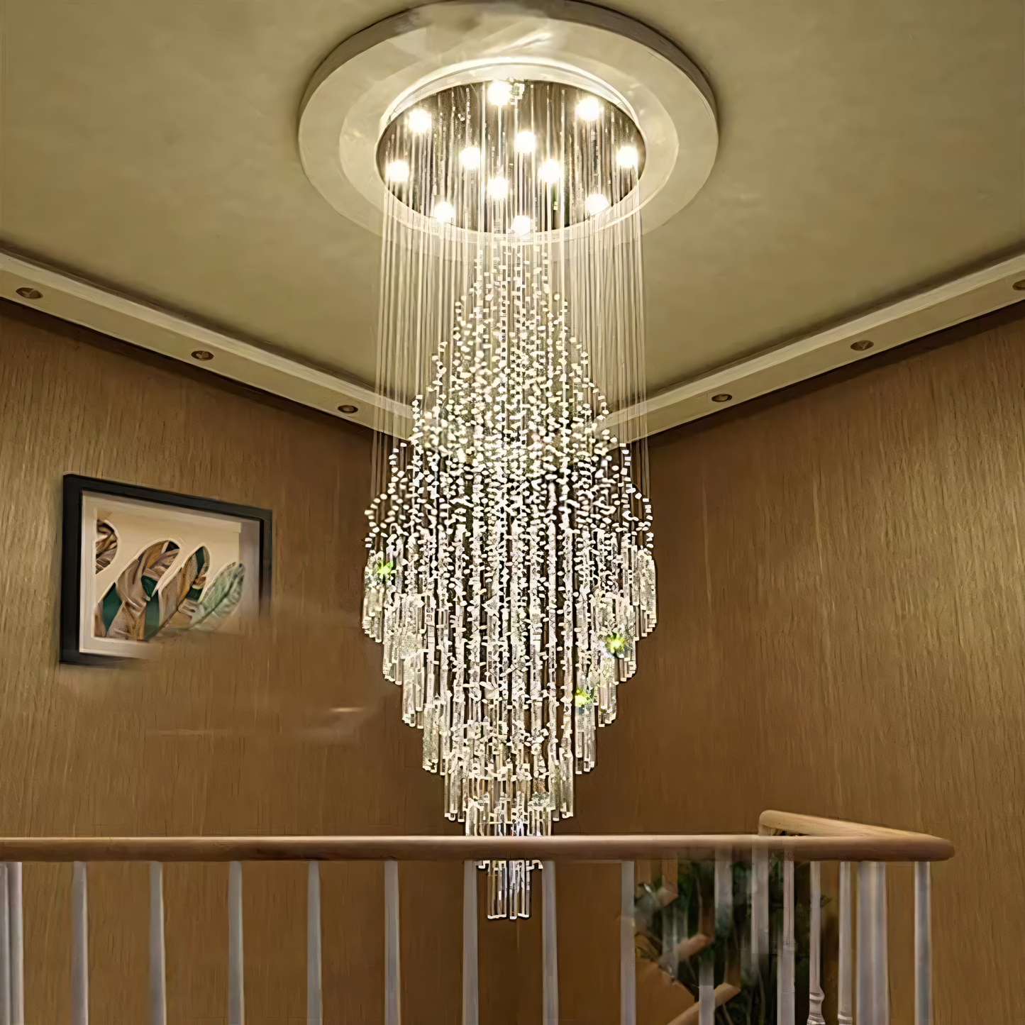 Exceptional craftsmanship and materials in luxury chandelier