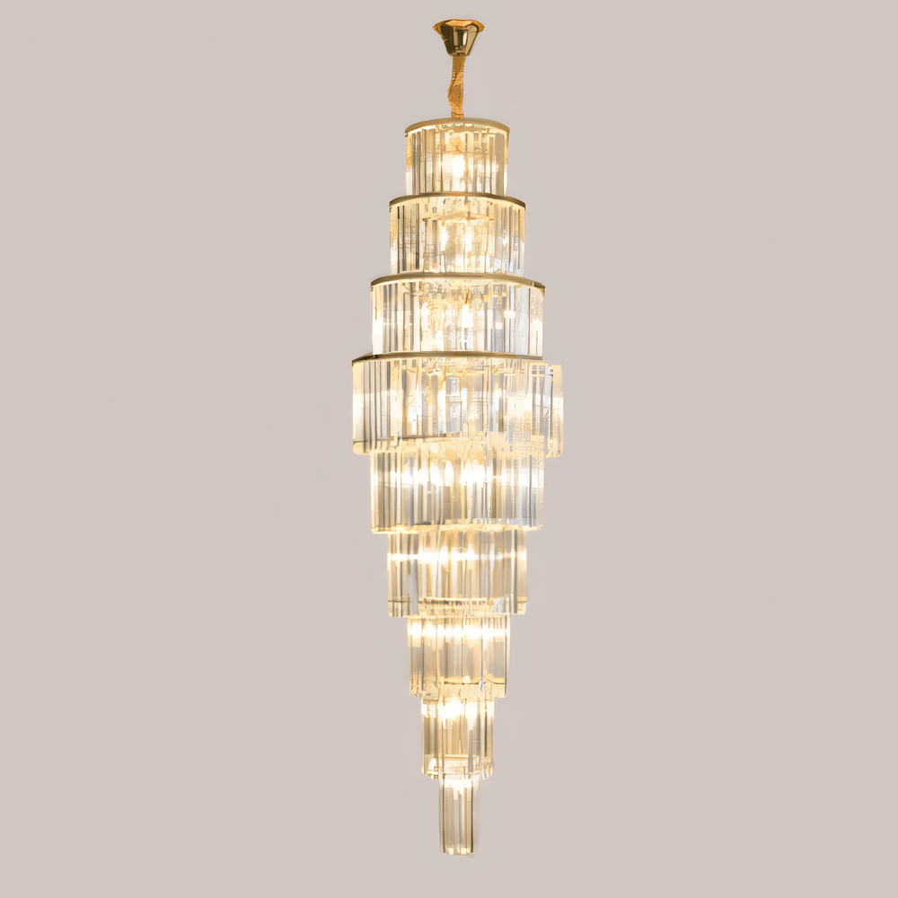 Caverna Long Crystal Chandelier