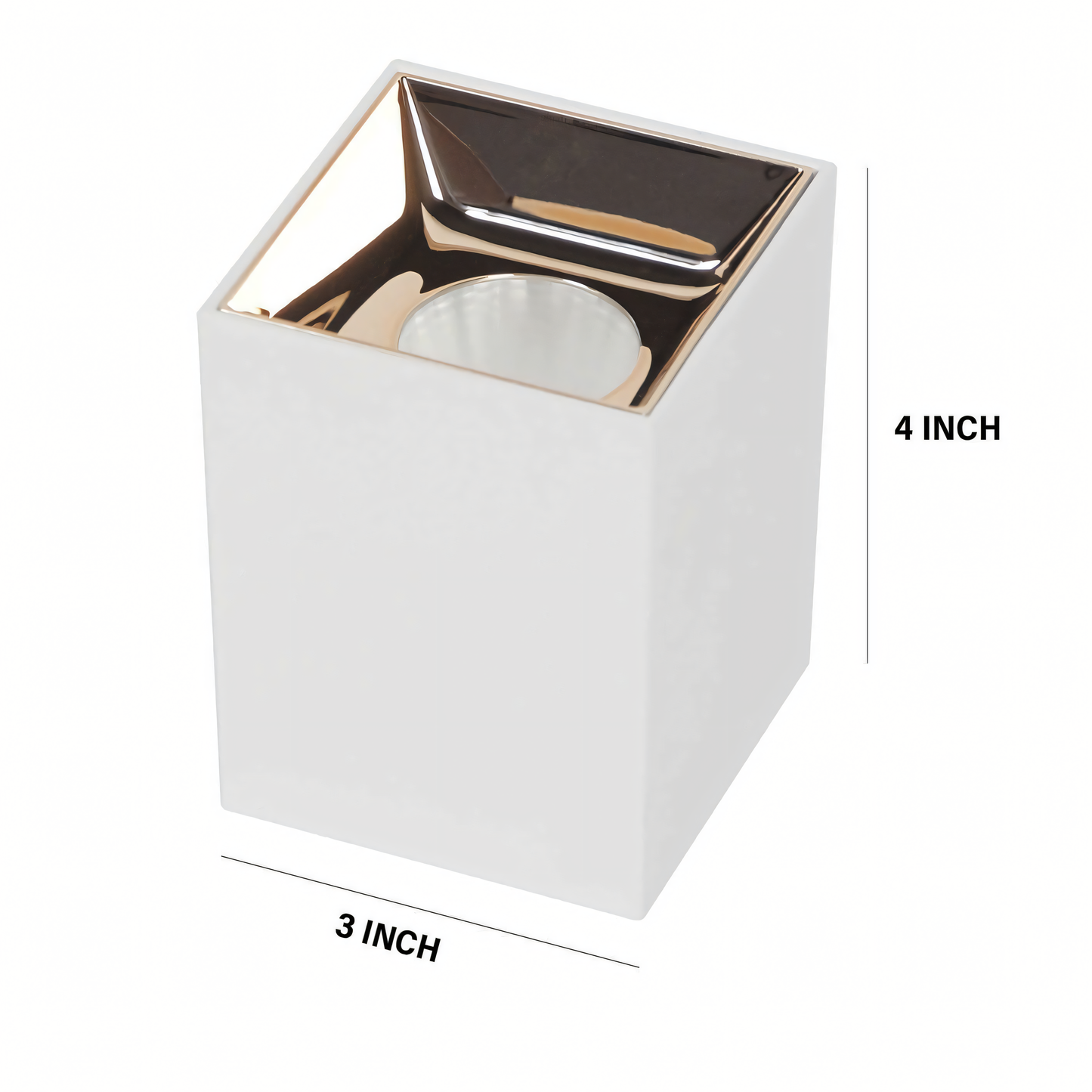 Square Surface Mounted Antiglare LED COB Spot Downlight