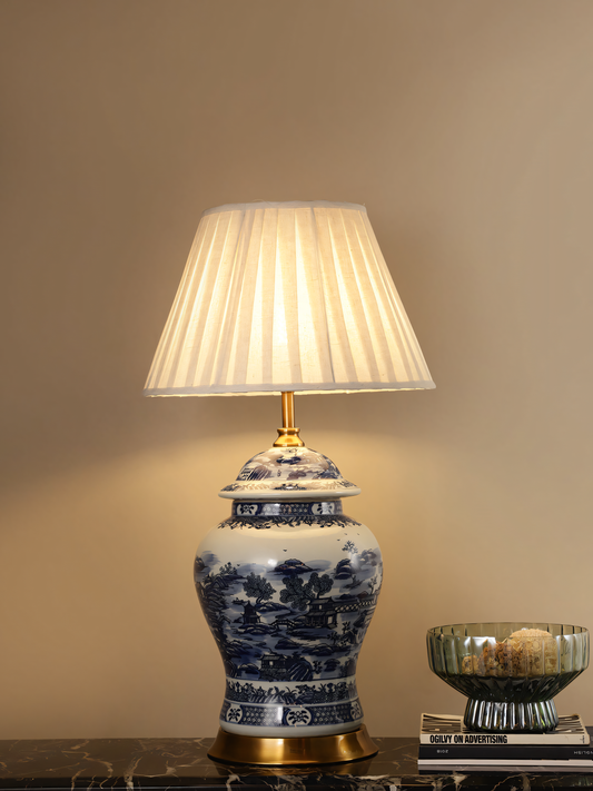 Conrad Blue-White Porcelain Table Lamp