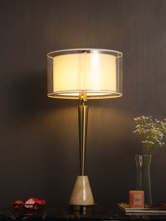 Innovative Parkin Table Lamp with geometric shade