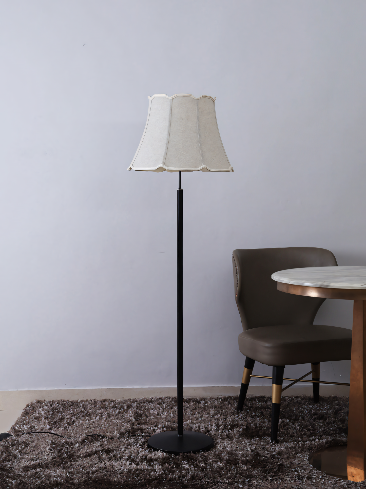 Captivating presence of the Gable Floor Lamp in an opulent setting