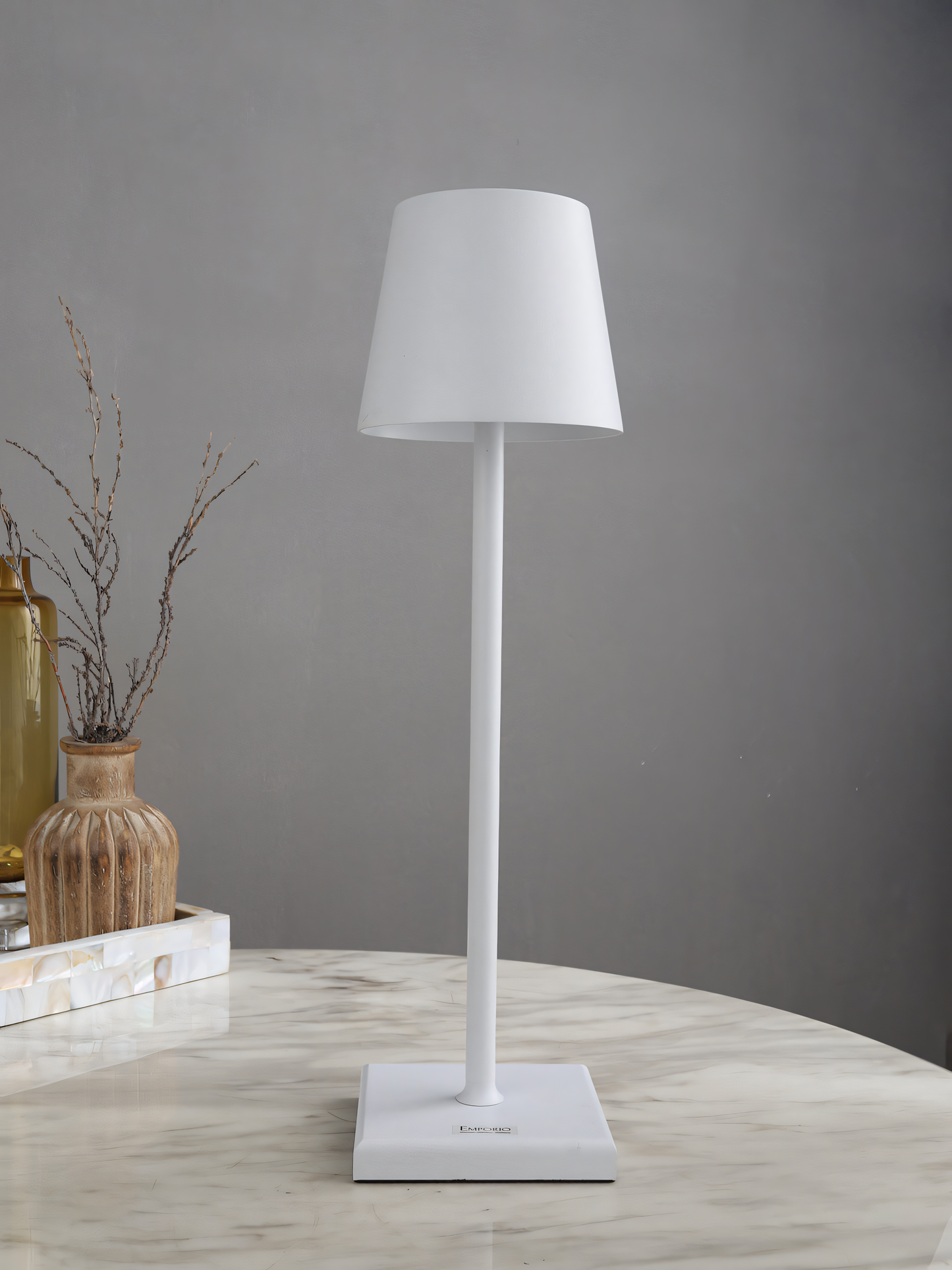 Rechargeable touch sensor table lamp for convenience