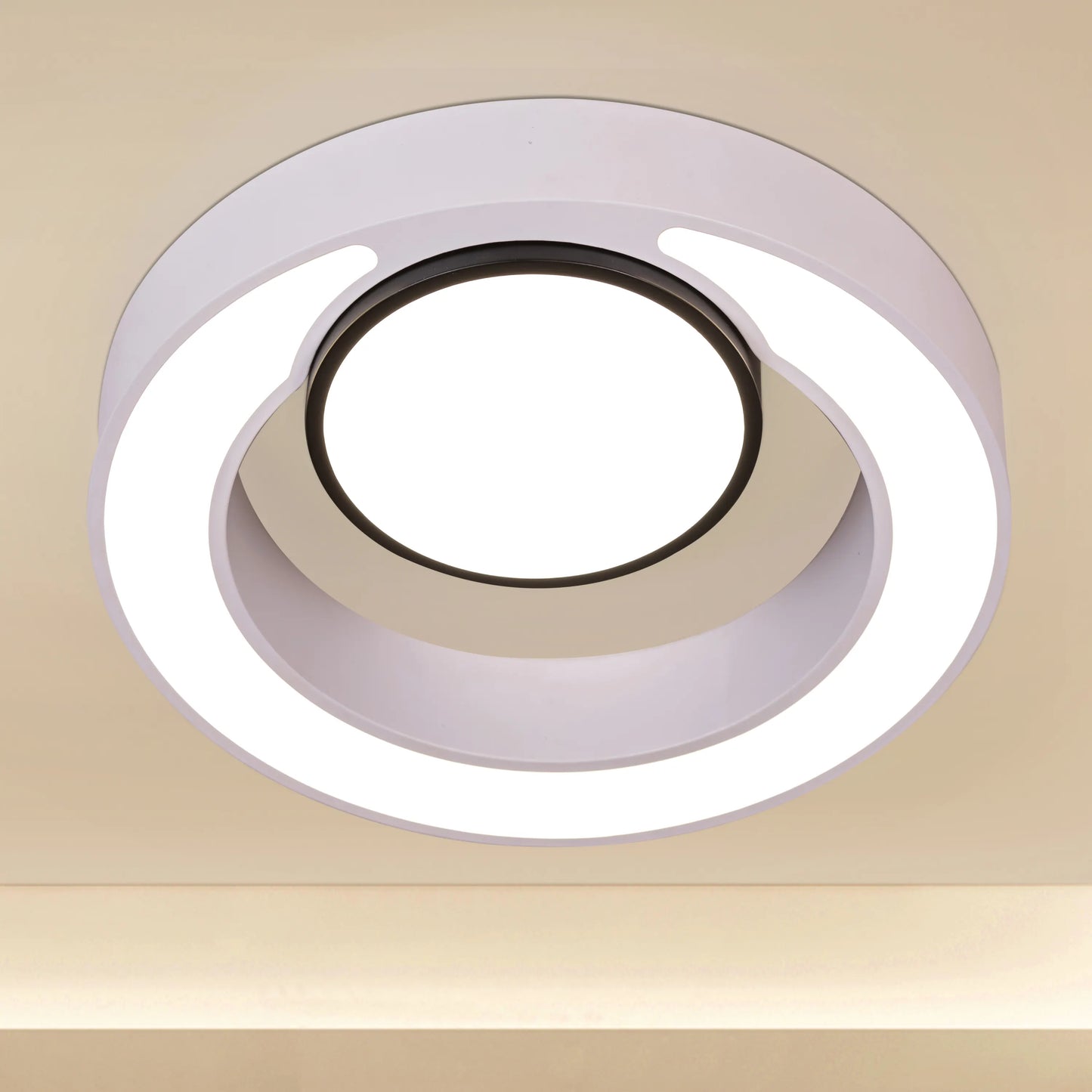 Song To Sing (Black, White, Dimmable LED With Remote Control) Ceiling Light