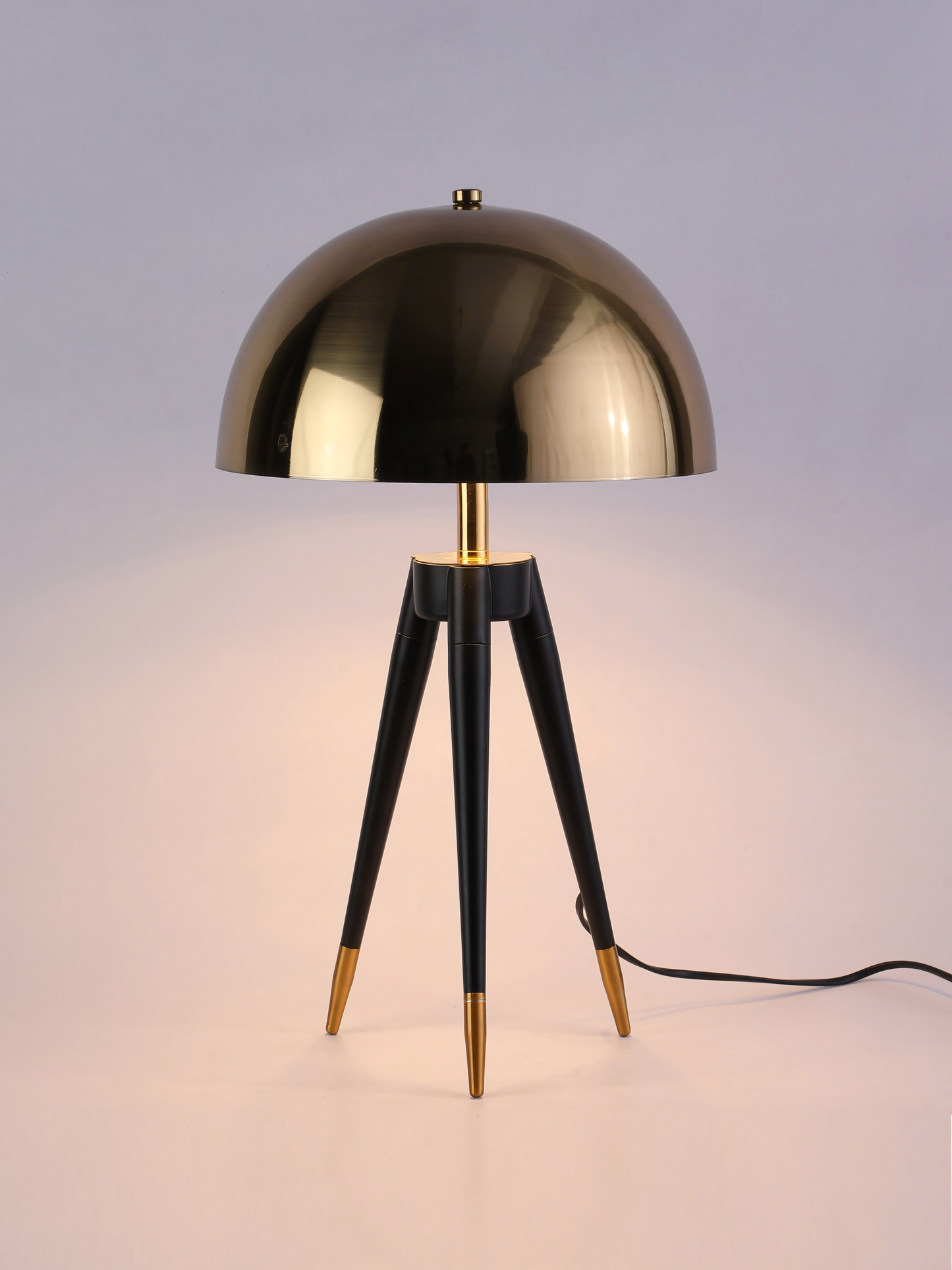 Contemporary table lamp with adjustable LED lighting