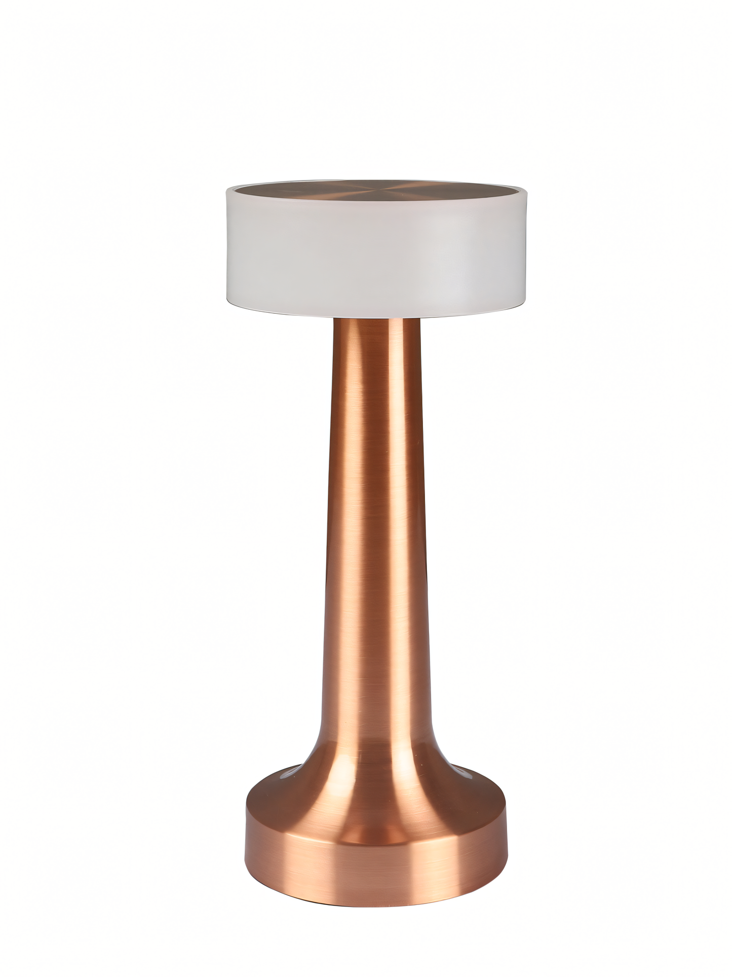 Energy-efficient rose gold lamp for ambiance