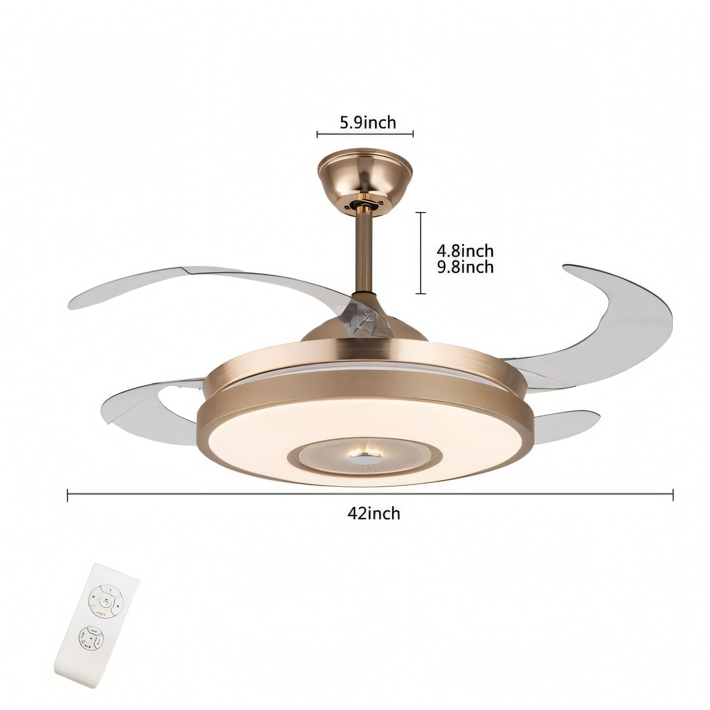 Versatile ceiling fixture combining fan, lighting, and smart technology