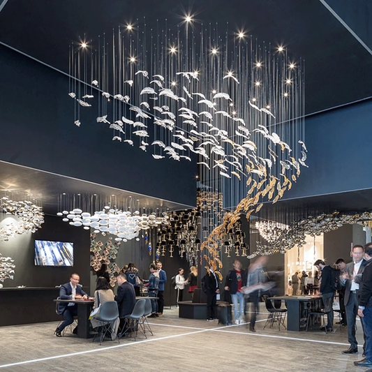Folium Leaves Modern Chandelier, a contemporary centerpiece in the Luxury Mall