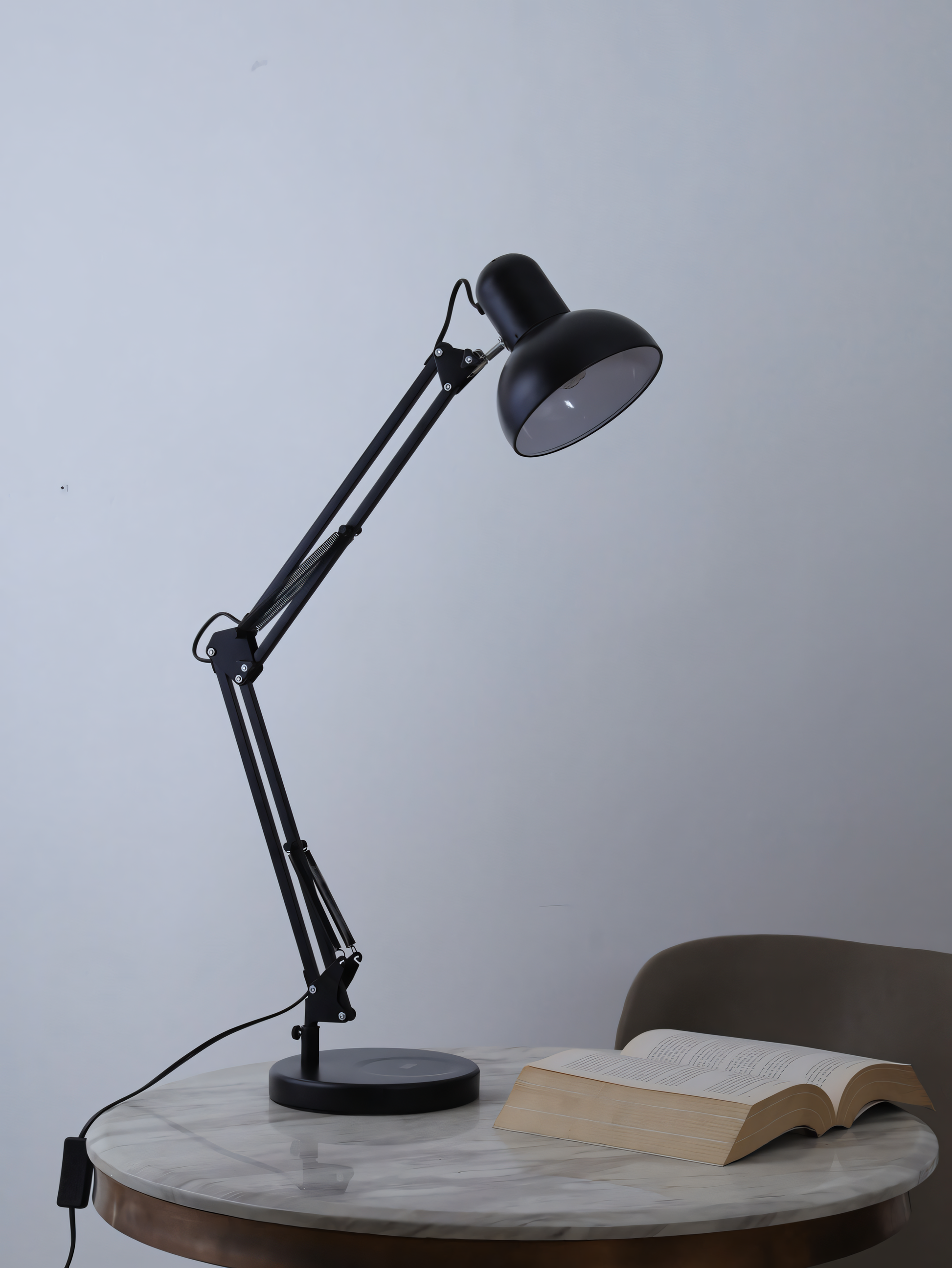 Innovative table lamp with touch control brightness adjustment