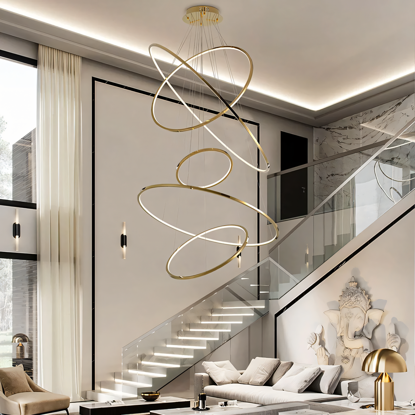 Nehza Ring Chandelier