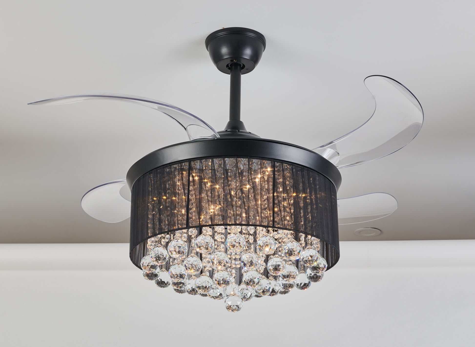 Fandelier Ceiling Fan with luxurious chandelier design