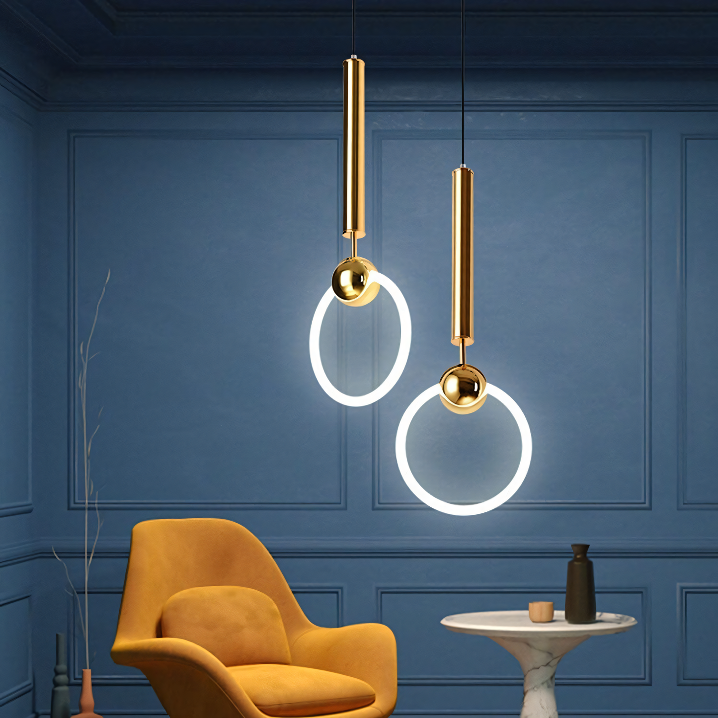 Elegant and dynamic Luke Hanging Light