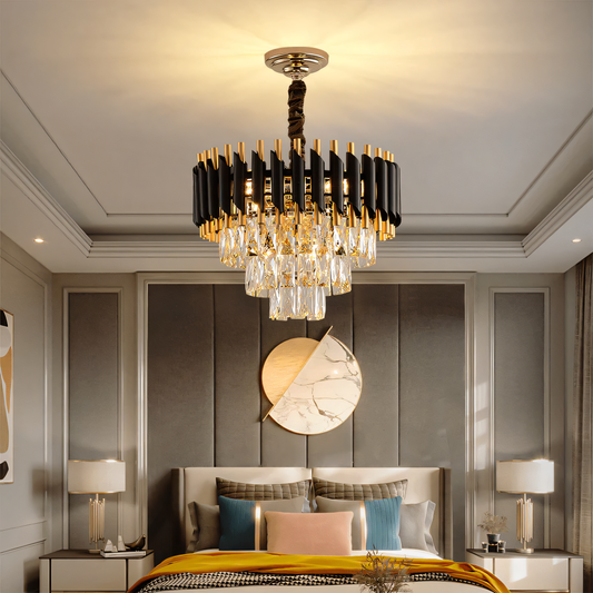 Black Mamba Round Chandelier