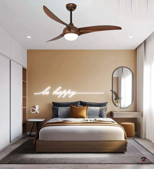 Brown Luminaire Ceiling Fan