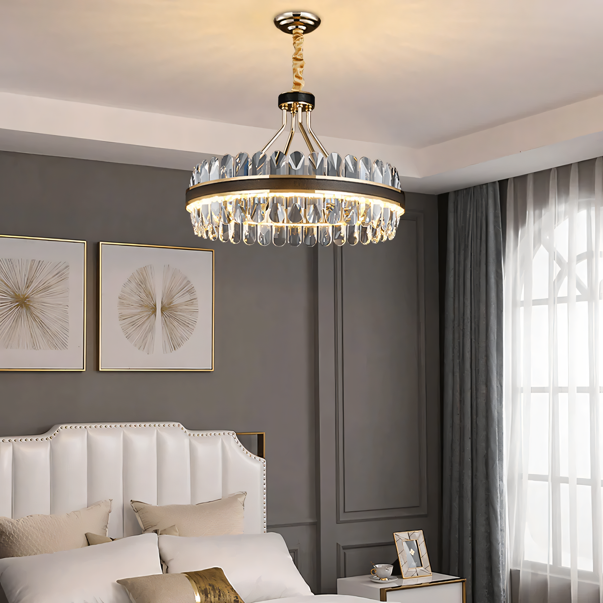 Crown Crystal Chandelier