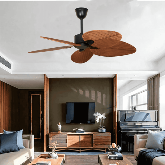 Woodcraft ceiling fan, rustic mountain retreat elegance