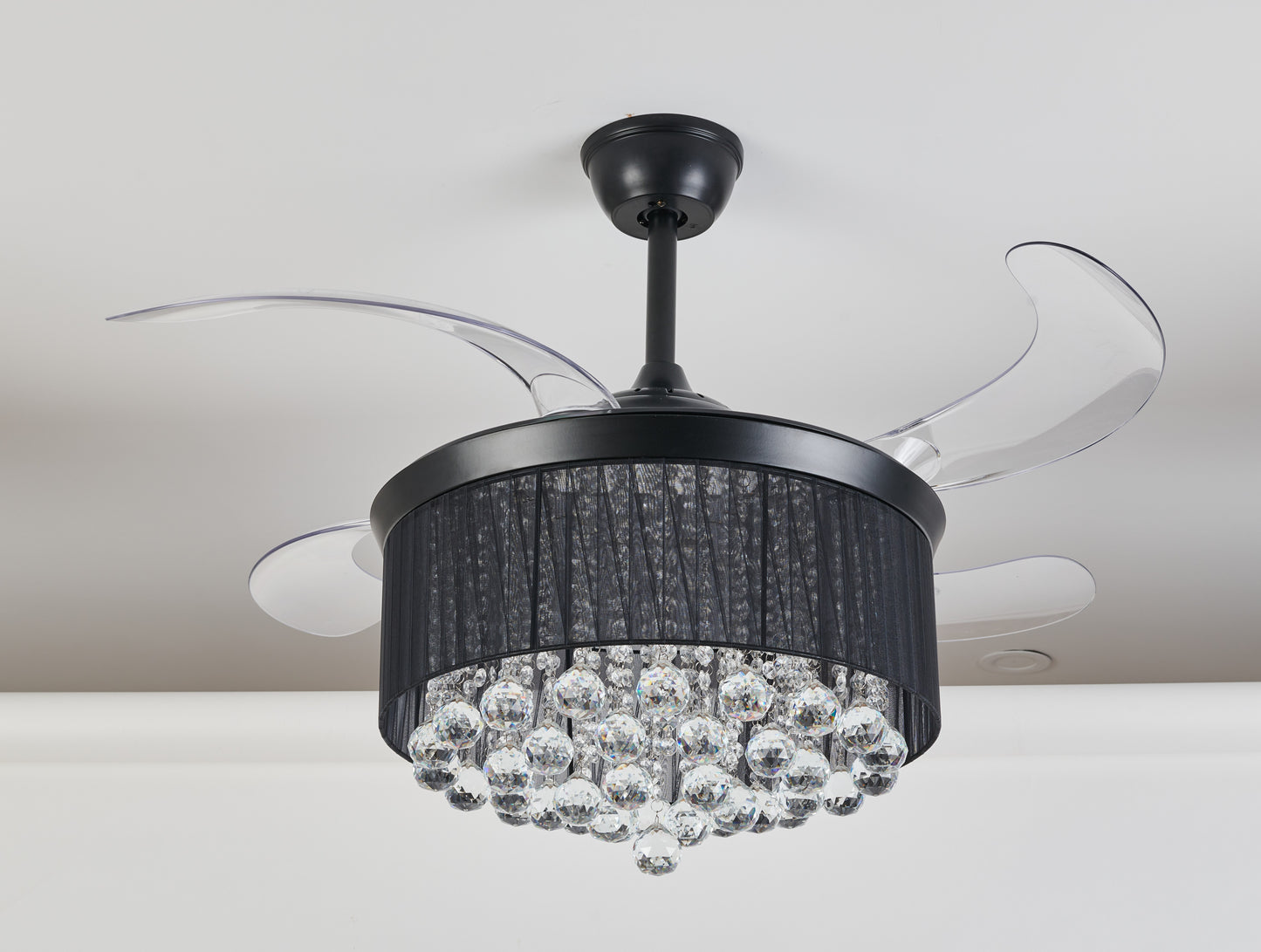 Fandelier Ceiling Fan with luxurious chandelier design