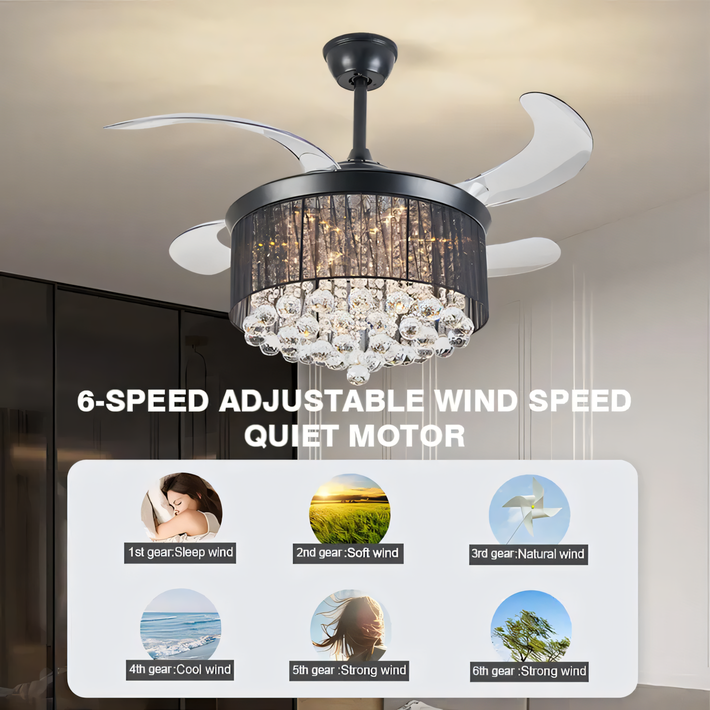 Fandelier Ceiling Fan