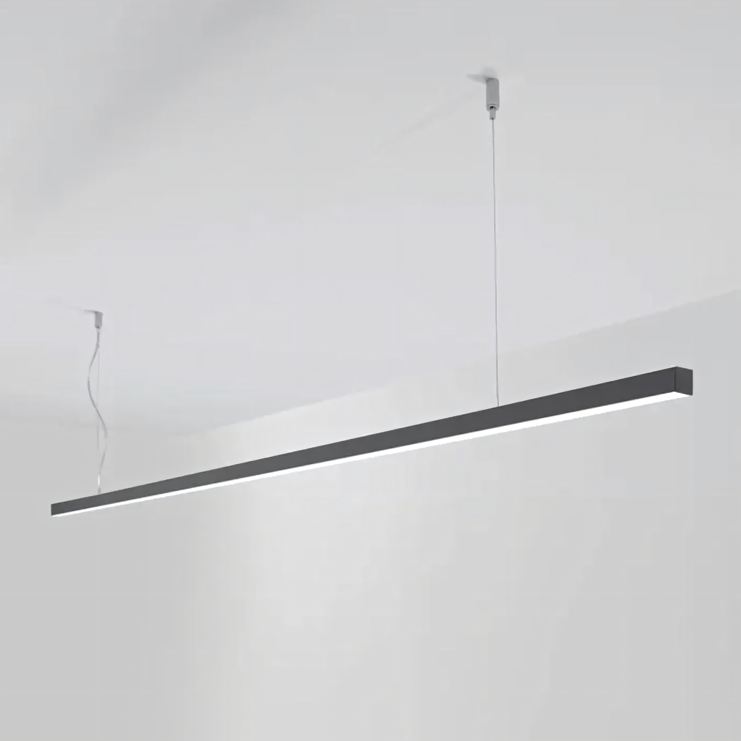 Sleek and Minimalist LED Chandelier for Luxury Apartments