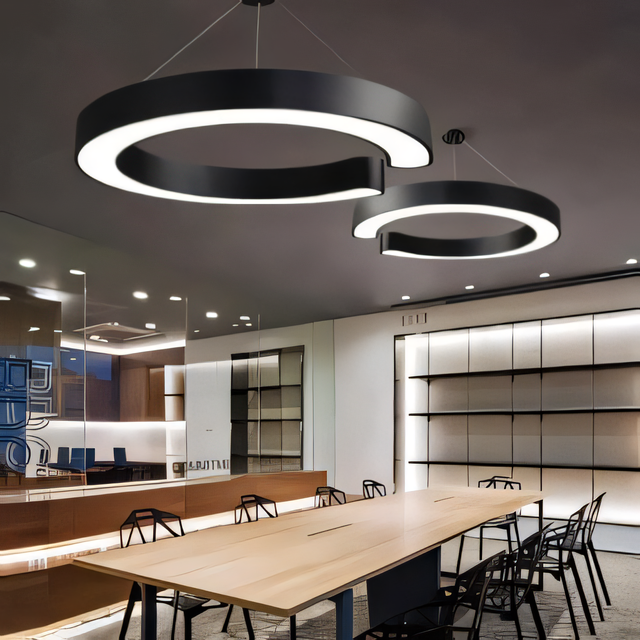 Versatile C-Type Ring Hanging Profile Lighting Fixture