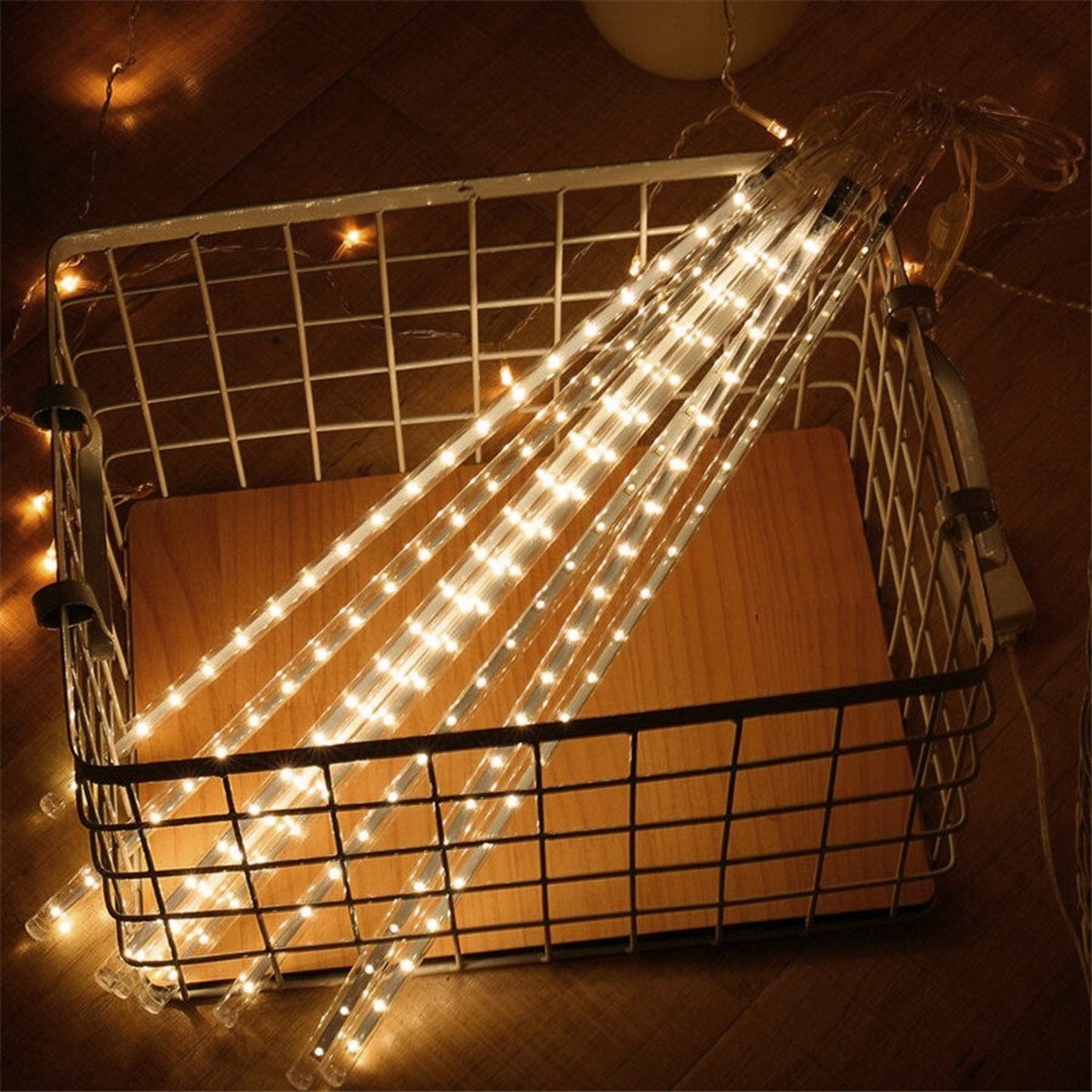 Meteor Shower Drop Decorative LED Light-Set of 8 Lights