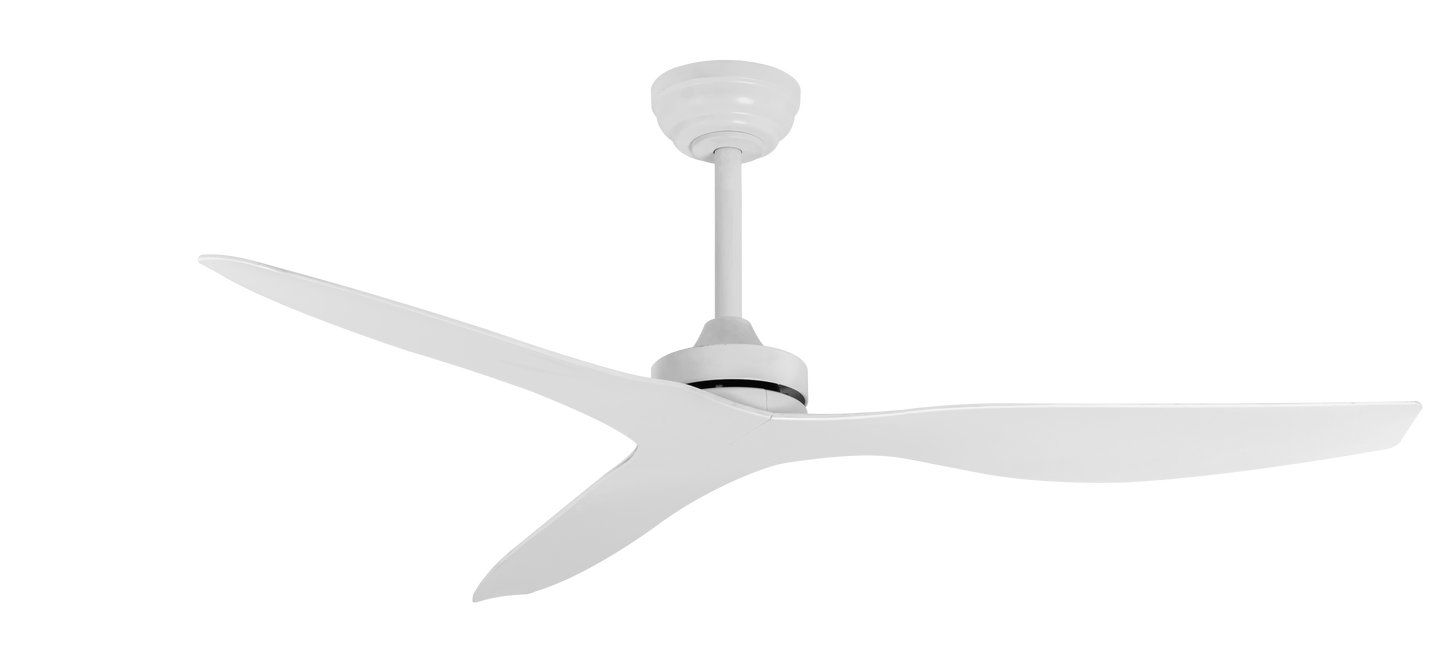 Ninja Whirl Ceiling Fan in matte black, showcasing its sleek, low-profile design