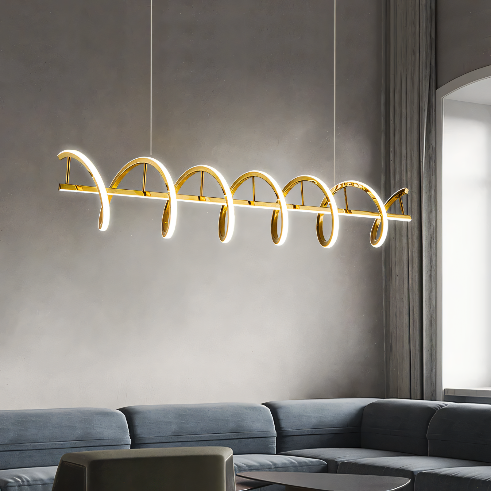 Futuristic-inspired lighting fixture that exudes enchantment and wonder