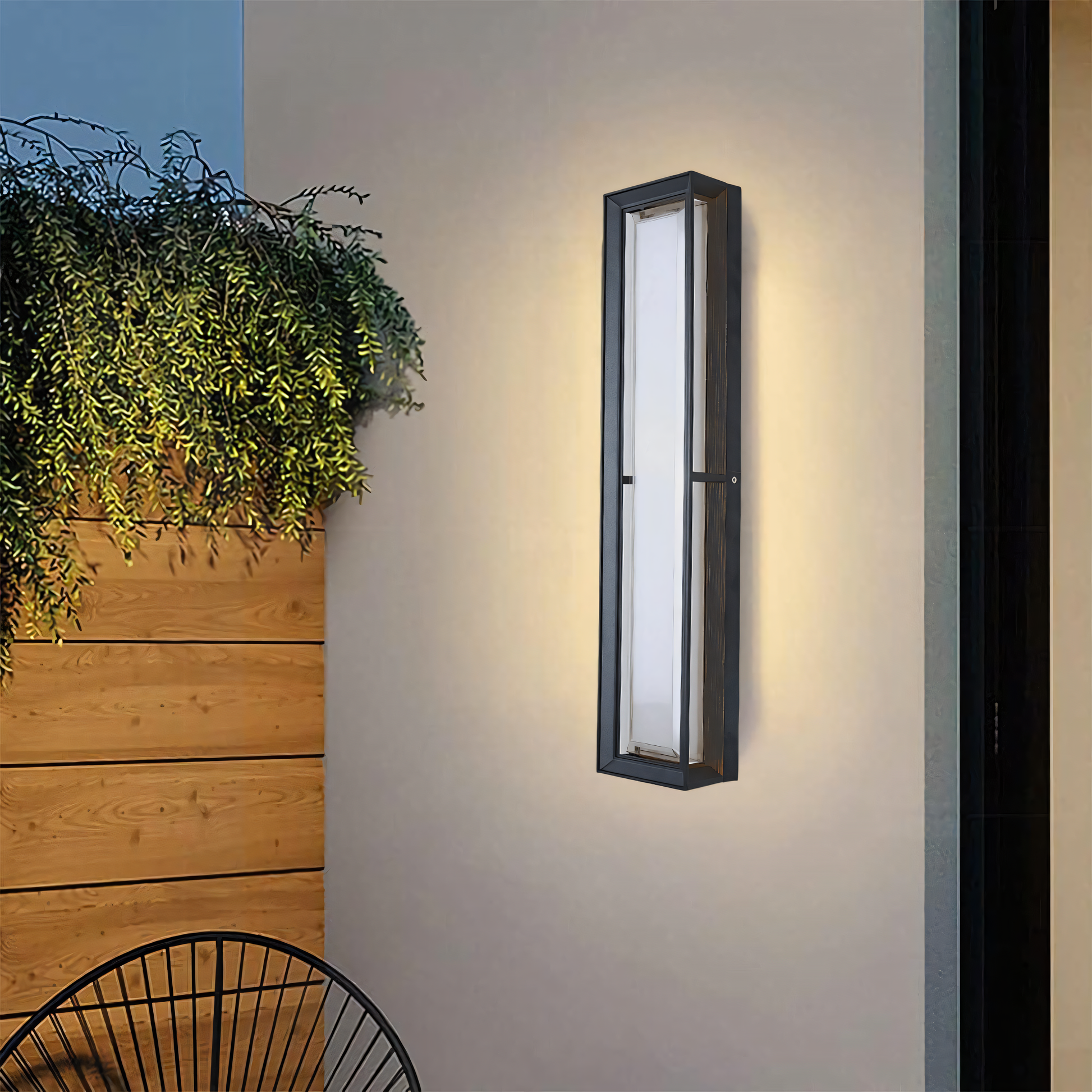 Ancient Ingenuity Aglow, Ellipse Glow 24 Facade Wall Light