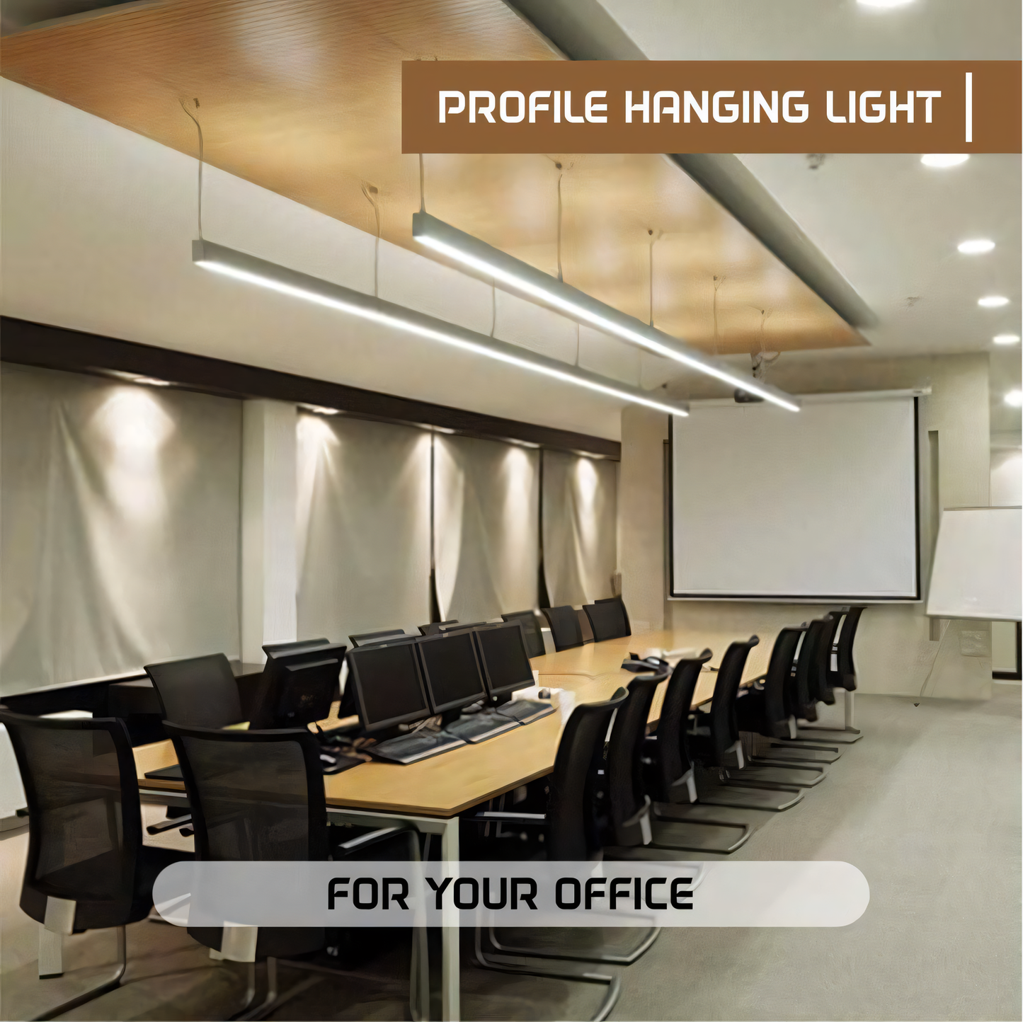 Beautifully Crafted Hanging Profile LED Lighting Solution