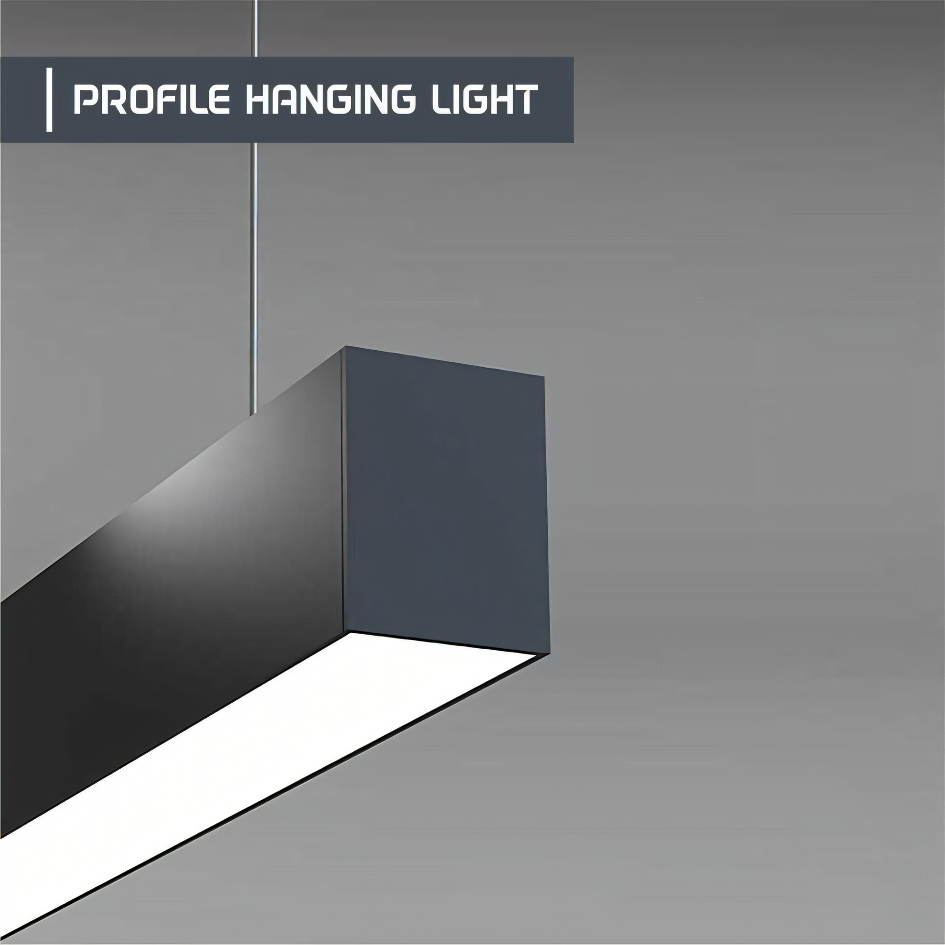 Customizable Lighting with the Hanging Profile LED Chandelier