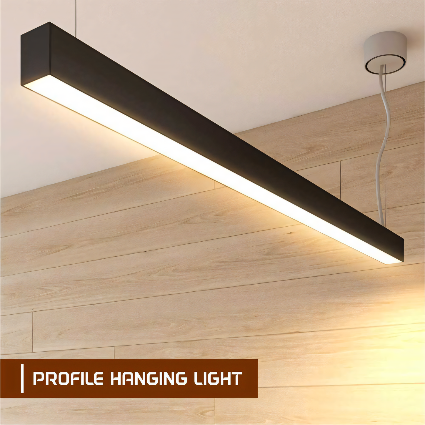 Beautifully Crafted Hanging Profile LED Lighting Solution