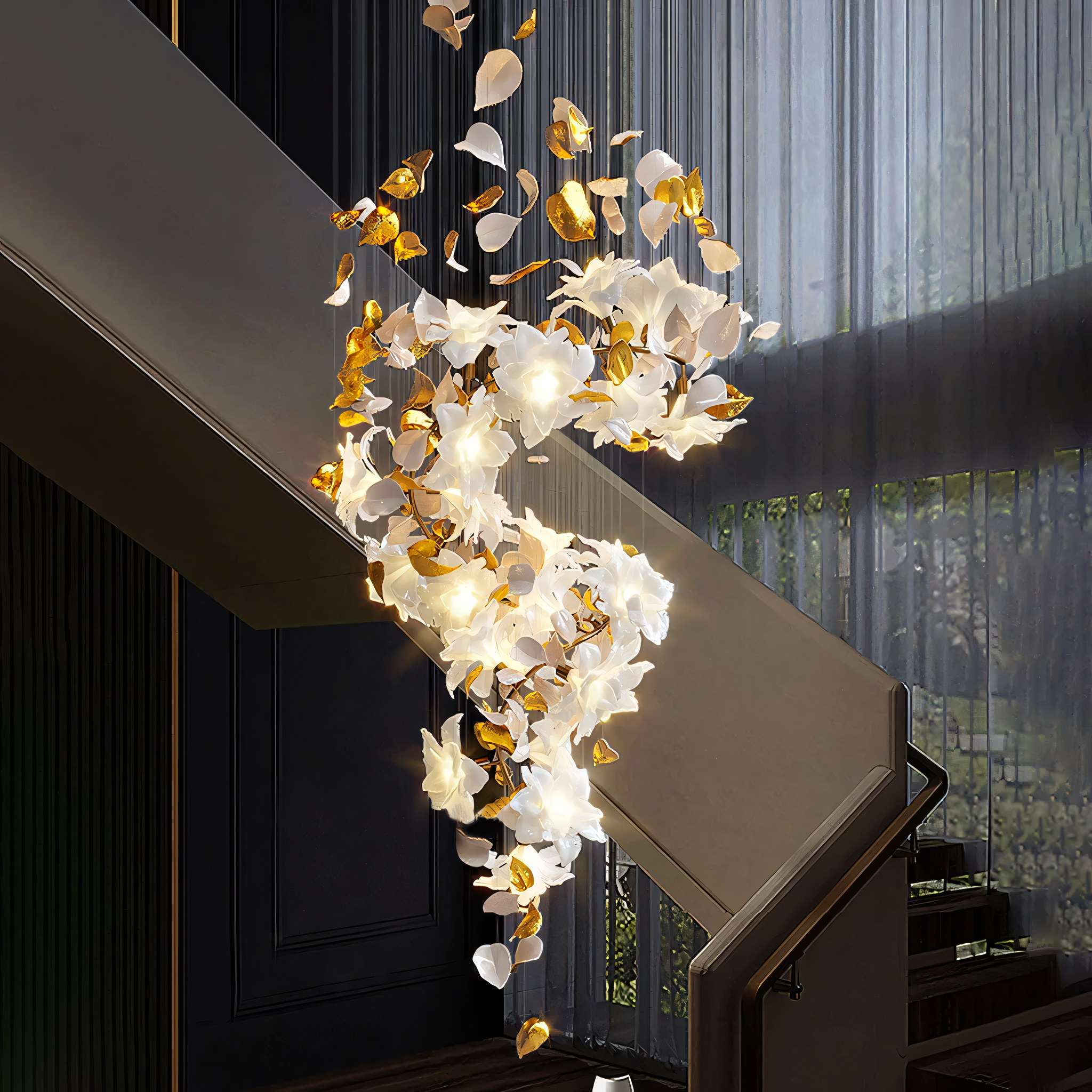 Luxurious Modern Chandelier for Grand Living Room