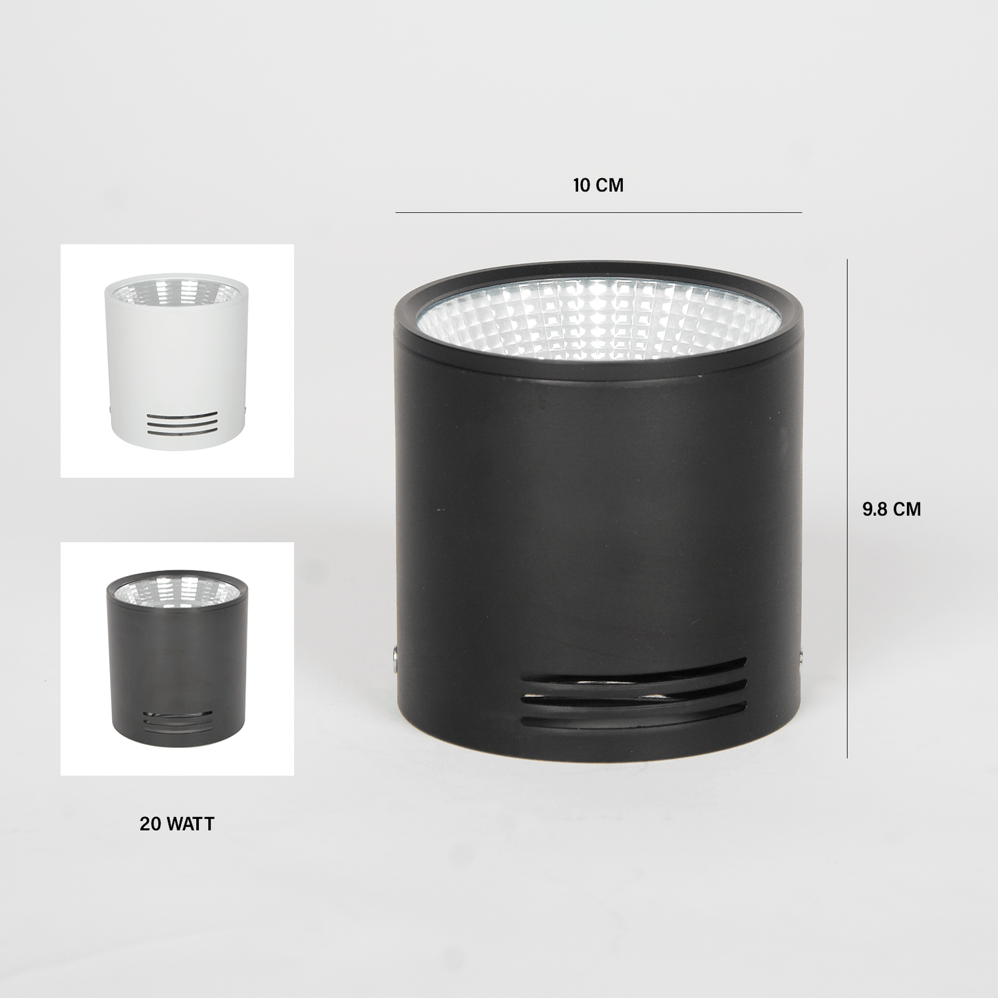 Cylindrical Surface Mounted LED COB Spot Downlight