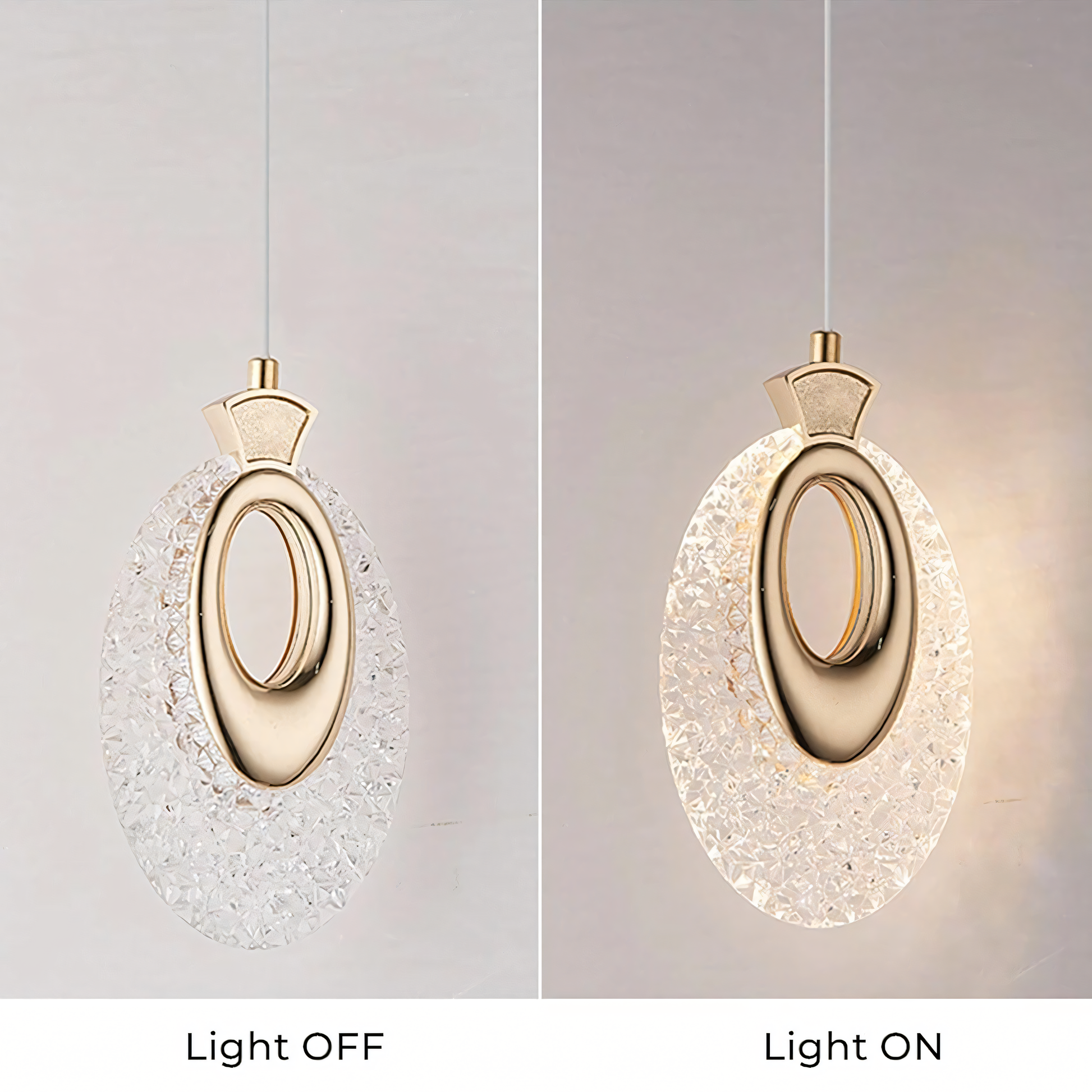 Tinsel Hoop Hanging Pendant Light: A mesmerizing, organic-inspired LED fixture.