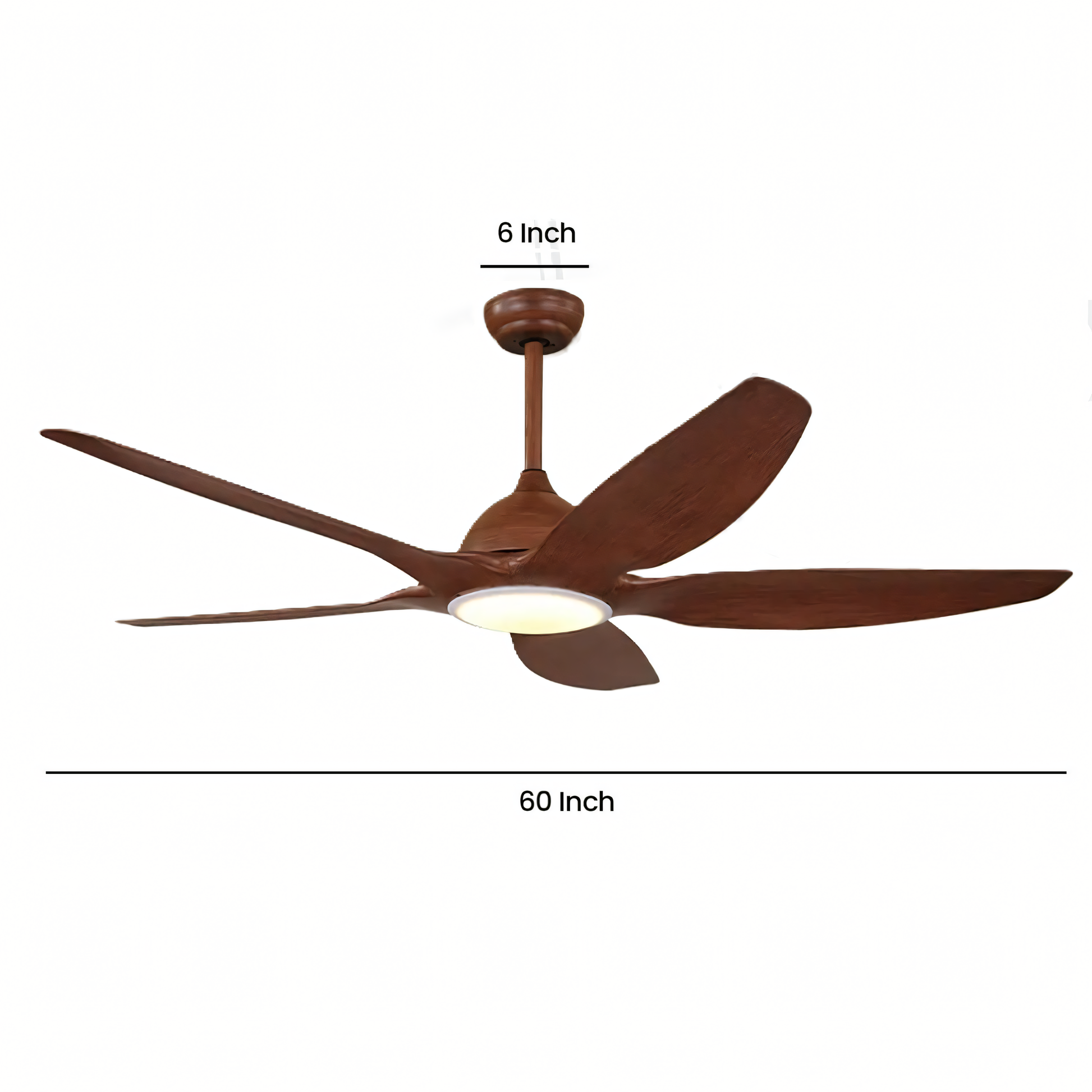 Cozy and inviting timber ceiling fan for relaxation