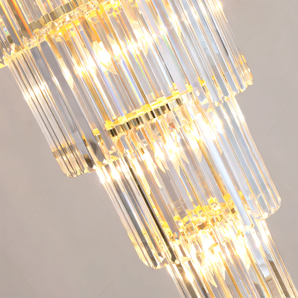 Caverna Long Crystal Chandelier