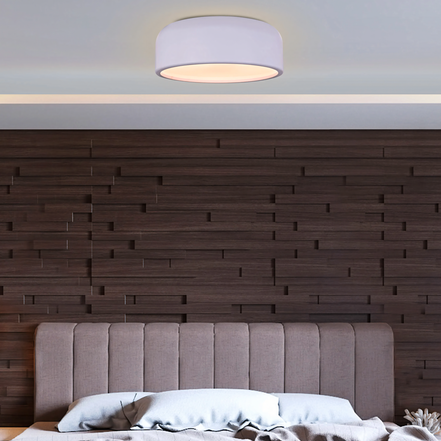 Artistic 14" Smart LED Ceiling Light (3 Smart LED Bulbs Included)