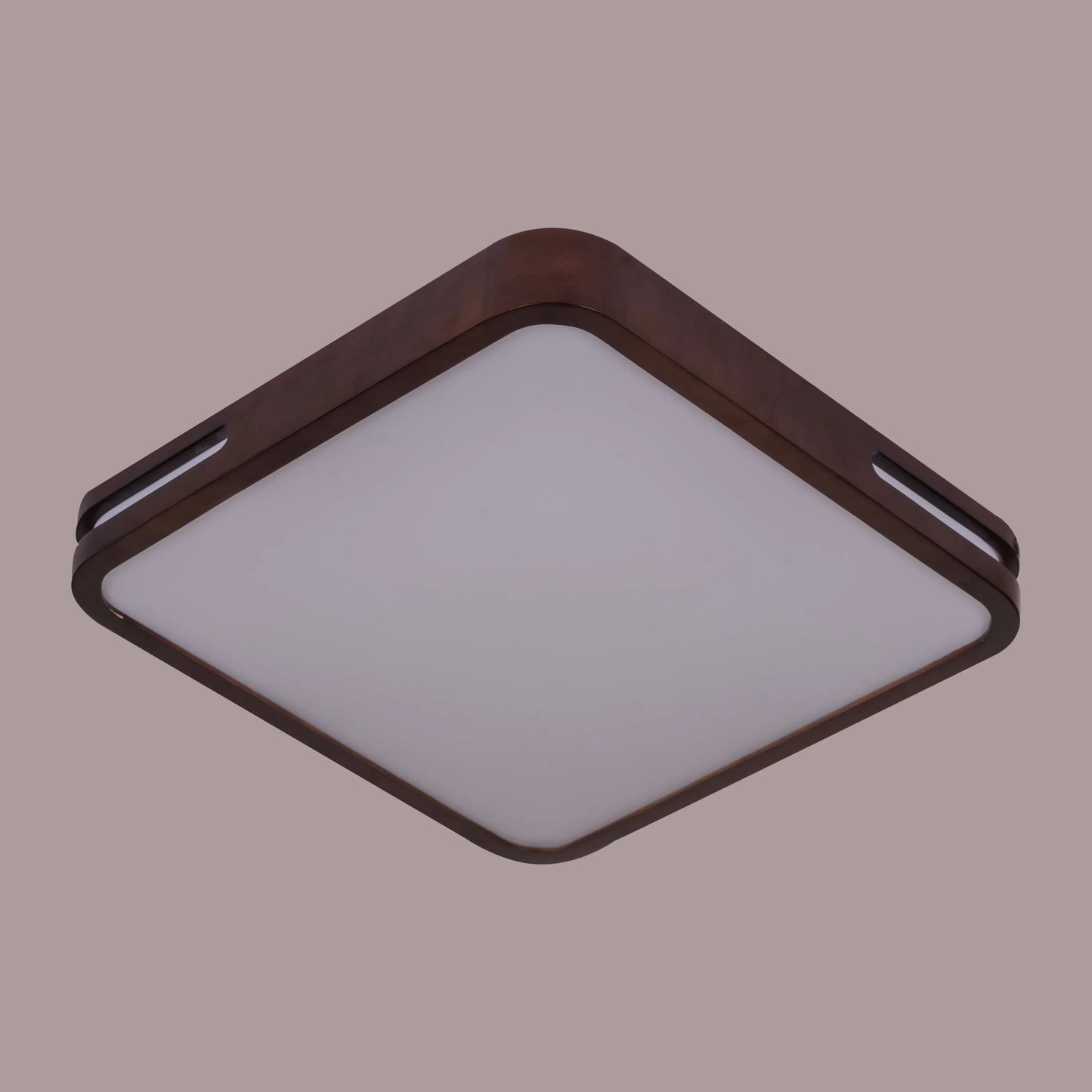 Do You Believe (Wooden, Dimmable LED With Remote Control, Wood Finish) Ceiling Light