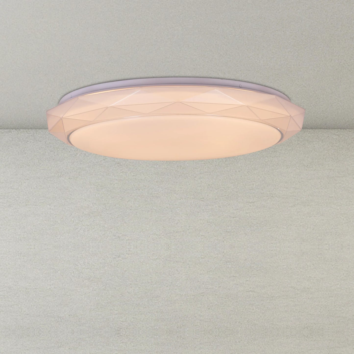 Live A Little (Chrome, 3 Color Built-In LED) Ceiling Light