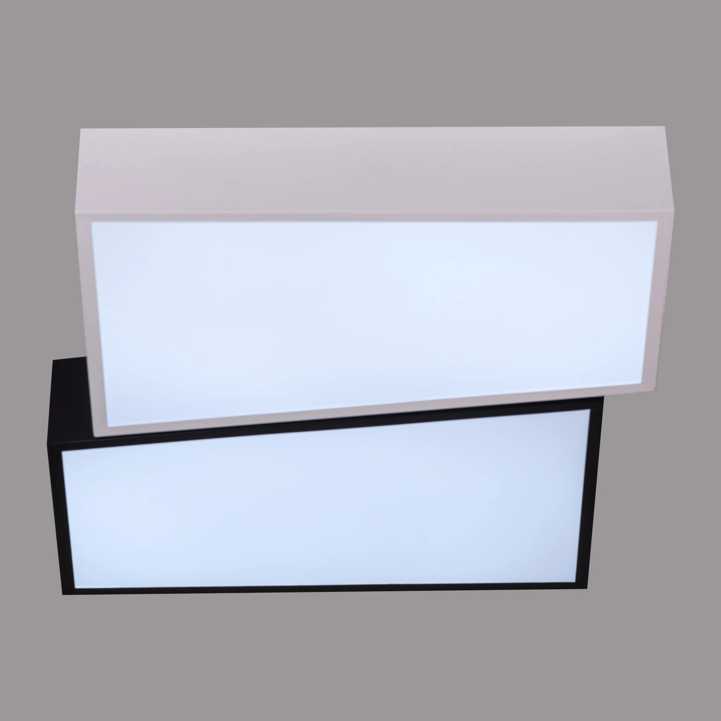 Double Trouble (Black, White, Dimmable LED With Remote Control) Ceiling Light