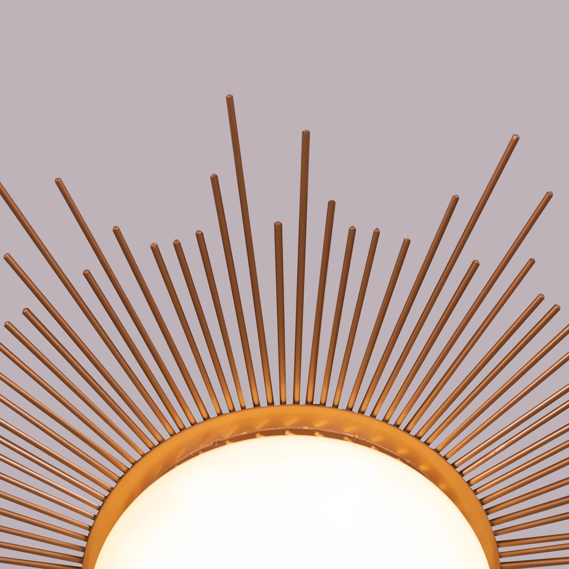 Sunshine Gold Ceiling Light with circular design, featuring 3 Color LED technology offering warm, natural, and cool white illumination options in a luxurious gold finish.