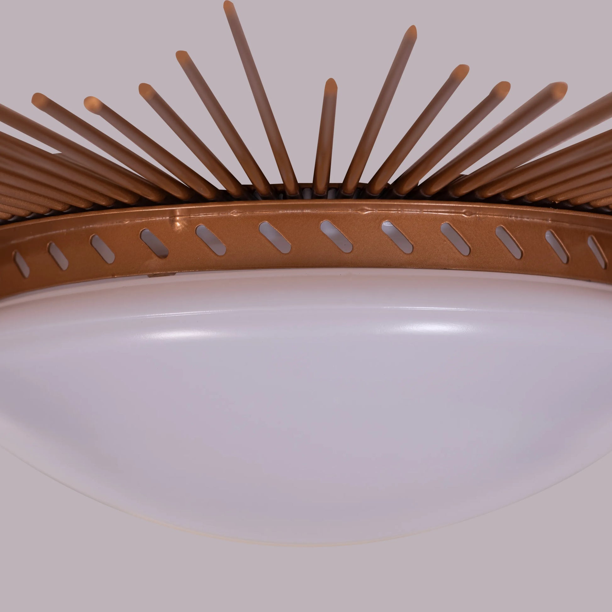 Sunshine Gold Ceiling Light with circular design, featuring 3 Color LED technology offering warm, natural, and cool white illumination options in a luxurious gold finish.