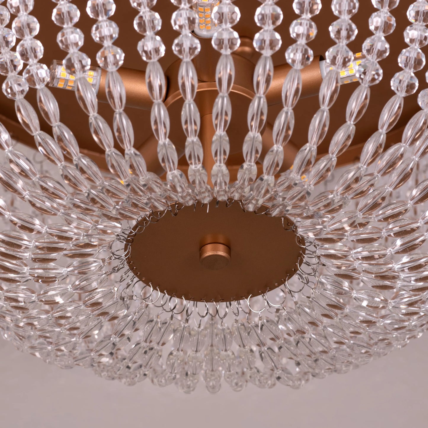 Embraced (Gold) Crystal Ceiling Light