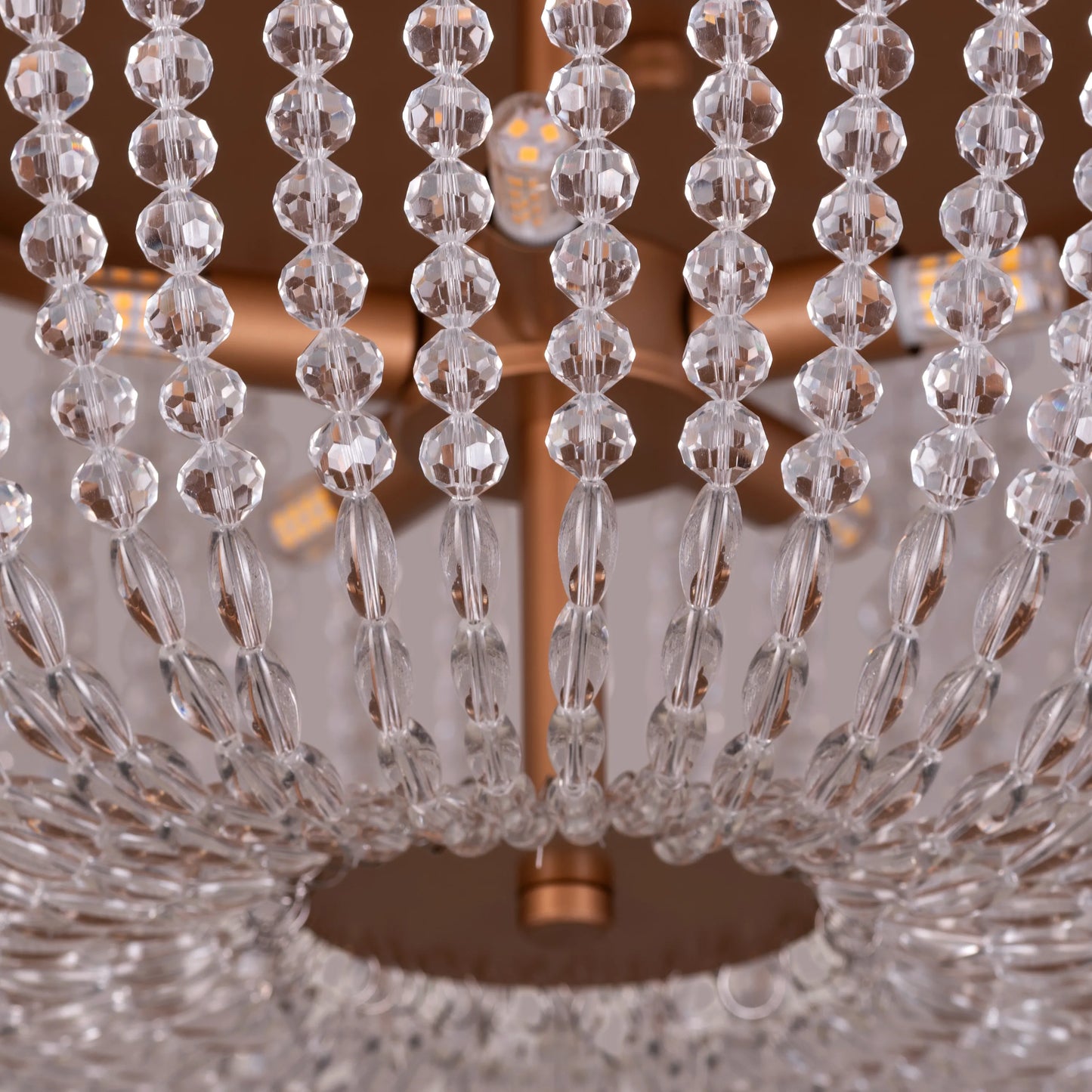 Embraced (Gold) Crystal Ceiling Light