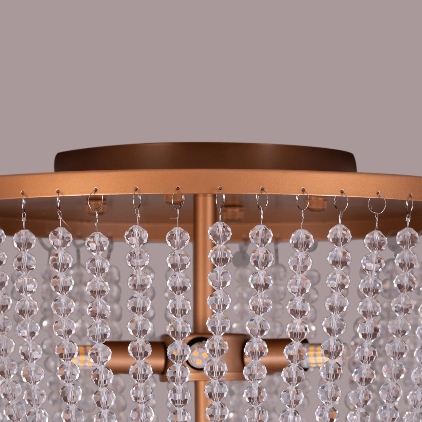 Embraced (Gold) Crystal Ceiling Light